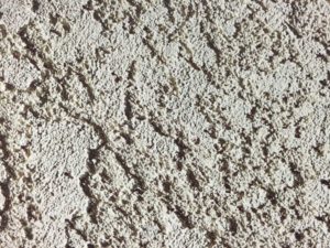 Stucco textured in heavy Lace style.