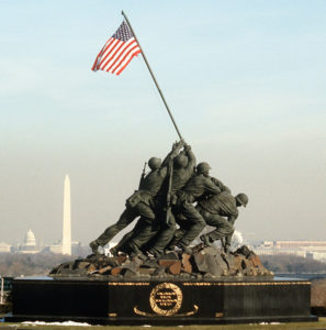 Marine Corp War Memorial Modern Day
